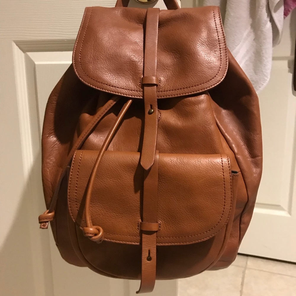 Madewell Leather Transport Backpack BNWT